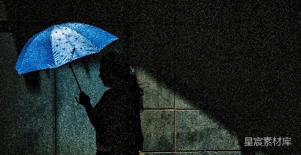 高清摄影 雨中剪影
