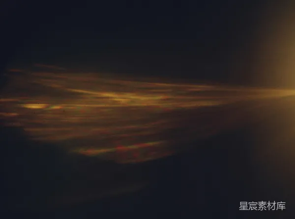 高清摄影 流星雨的光束