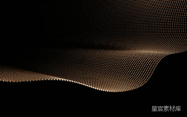 高清摄影 波浪形金属球体