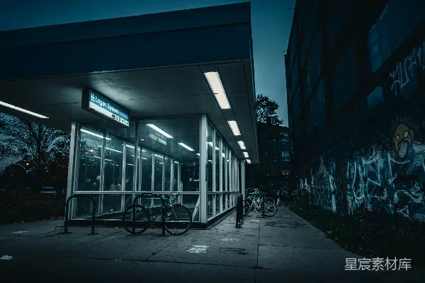 高清摄影 城市角落的静谧时刻