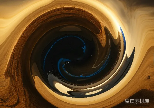 高清摄影 漩涡中的神秘蓝光