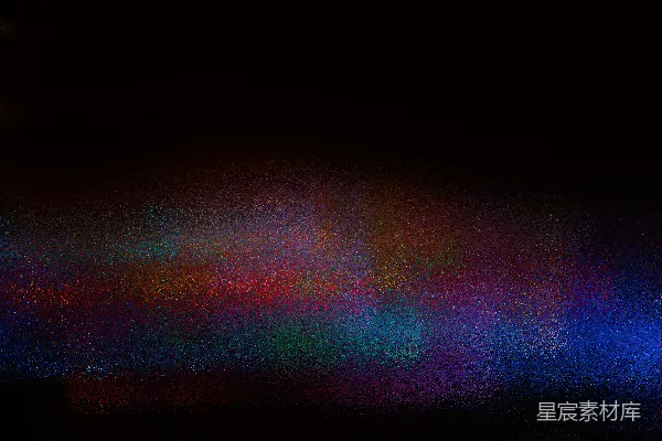 高清摄影 霓虹点点星空