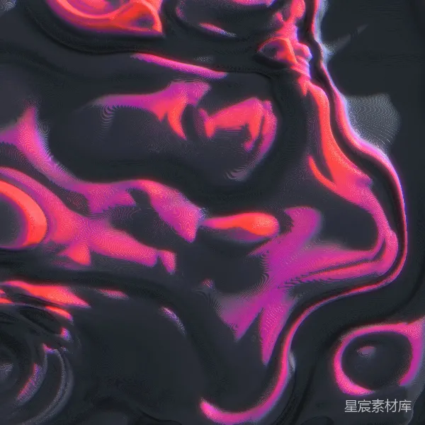 高清摄影 霓虹扭曲抽象背景
