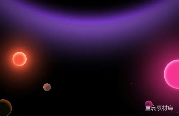 高清摄影 星空与色彩的碰撞