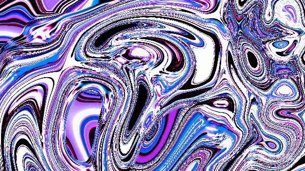 高清摄影 流动的色彩漩涡