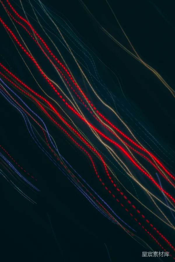 高清摄影 光绘艺术：夜空中的色彩轨迹