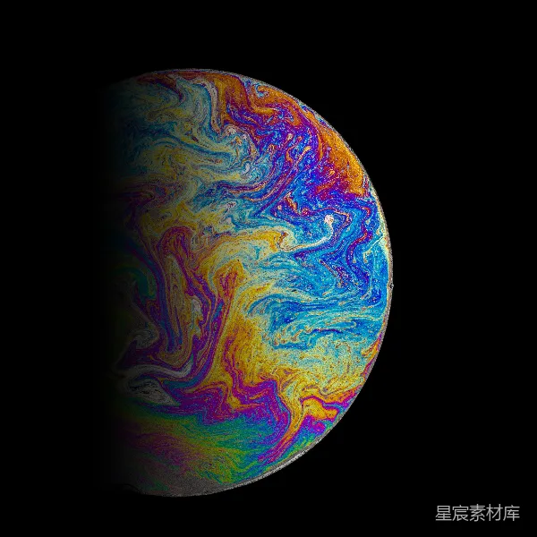 高清摄影 泡泡的艺术：色彩斑斓的微观世界