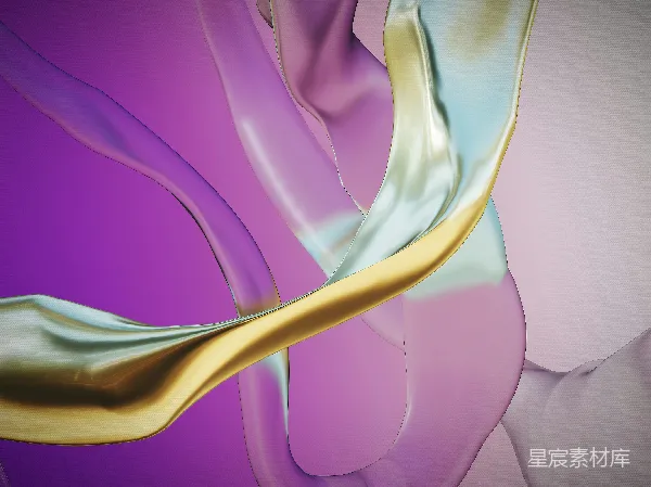 高清摄影 流动的液态金属与柔和背景