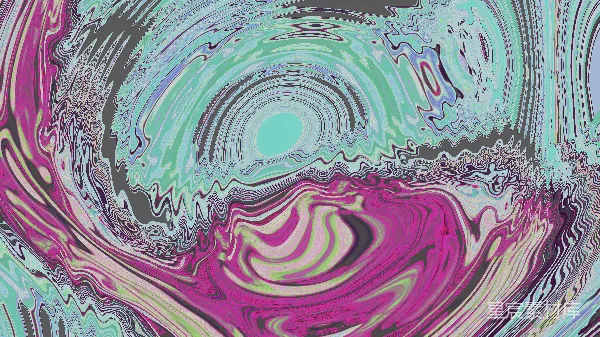 高清摄影 漩涡迷幻色彩艺术
