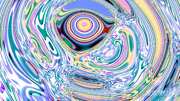高清摄影 色彩漩涡：迷幻艺术