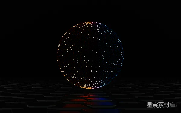 高清摄影 未来科技的光球