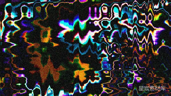 高清摄影 扭曲的色彩迷幻背景