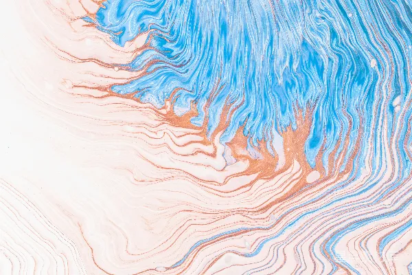 高清摄影 抽象流动的蓝白纹理