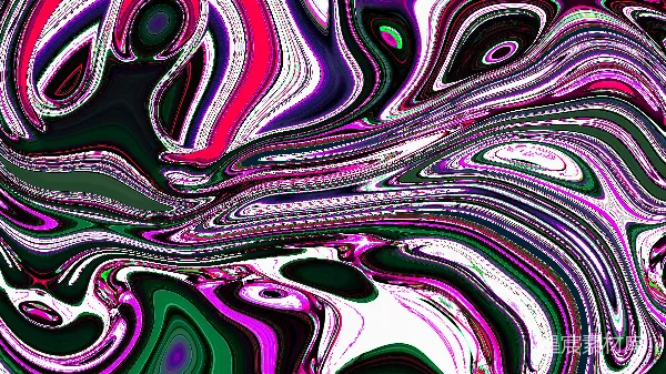高清摄影 流动的色彩漩涡