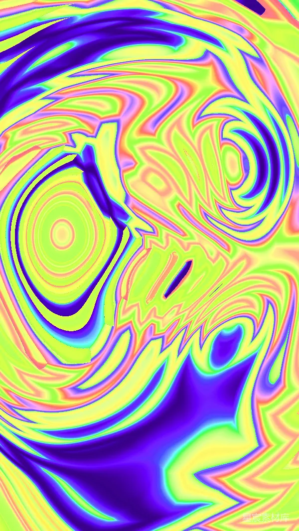 高清摄影 迷幻色彩漩涡