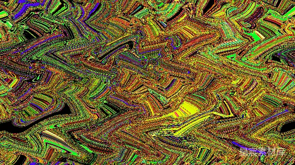 高清摄影 抽象迷幻线条纹样