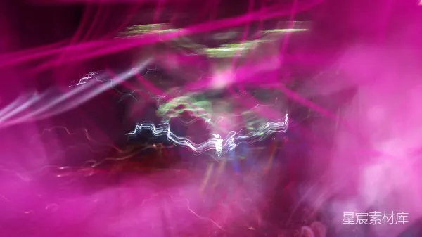 高清摄影 梦幻粉紫光线条