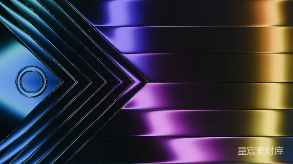 高清摄影 未来感金属质感箭头背景