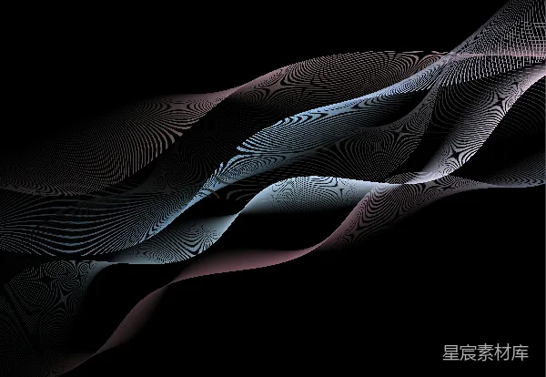 高清摄影 抽象波浪线条背景