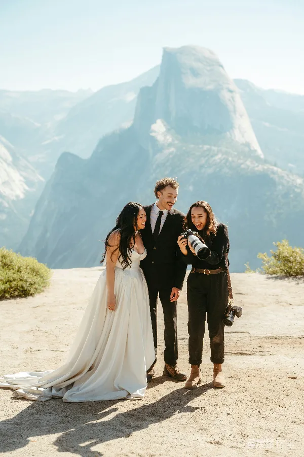 高清摄影 山间幸福时光：婚纱与自然的完美邂逅