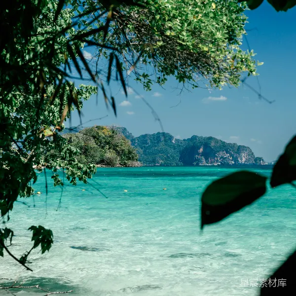 高清摄影 热带岛屿的清澈海景