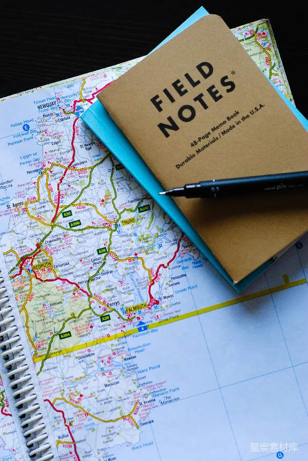 高清摄影 户外探险必备：Field Notes笔记本与地图