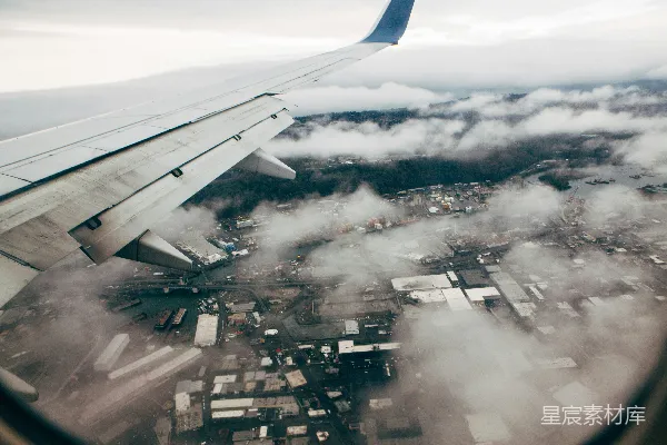 高清摄影 空中俯瞰工业区