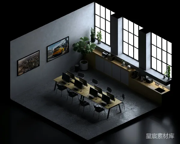 高清摄影 现代简约办公室设计