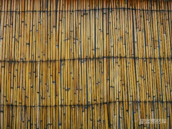 高清摄影 竹编墙纹理背景