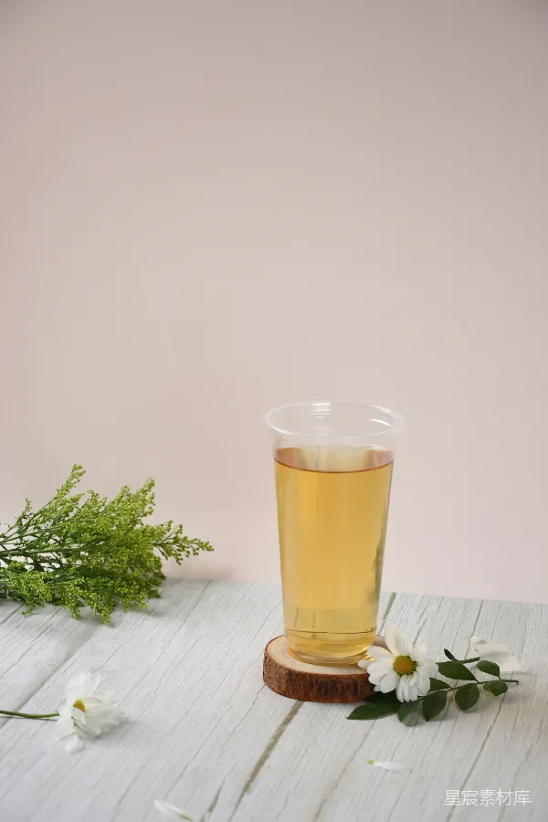 高清摄影 夏日清凉一杯茶