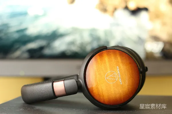 高清摄影 Audio-Technica耳机特写