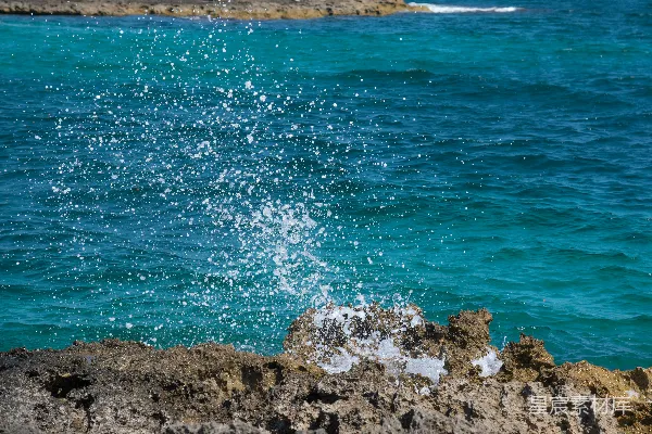 高清摄影 海岸浪花