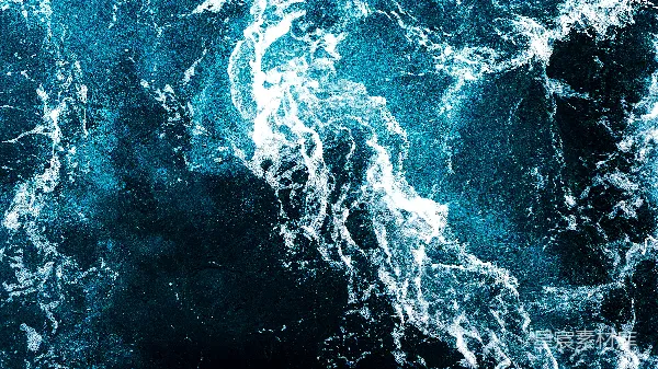 高清摄影 深海蓝波纹