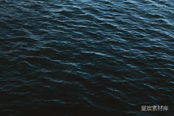 高清摄影 深邃海洋的波纹