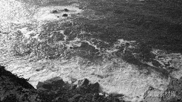 高清摄影 海岸浪花