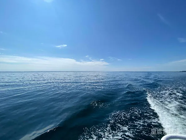 高清摄影 海上的船尾视角