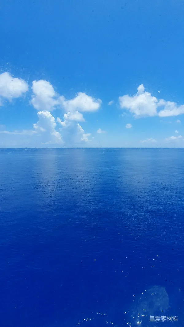 高清摄影 蔚蓝的大海与天空