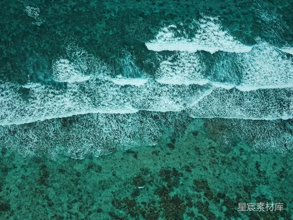 高清摄影 蔚蓝海岸俯瞰图