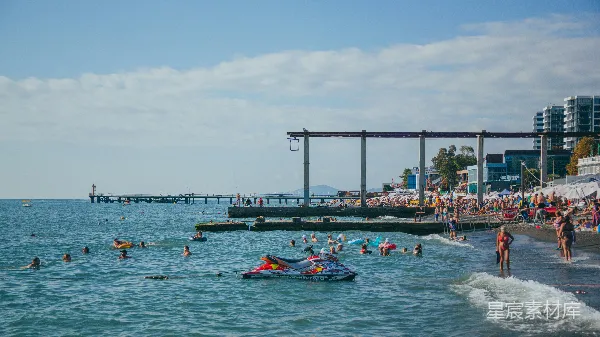 高清摄影 海滩上的夏日时光