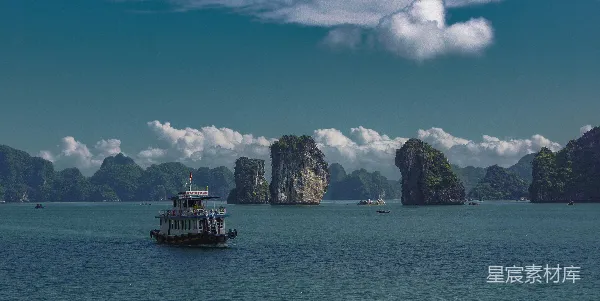 高清摄影 越南下龙湾的壮丽景色
