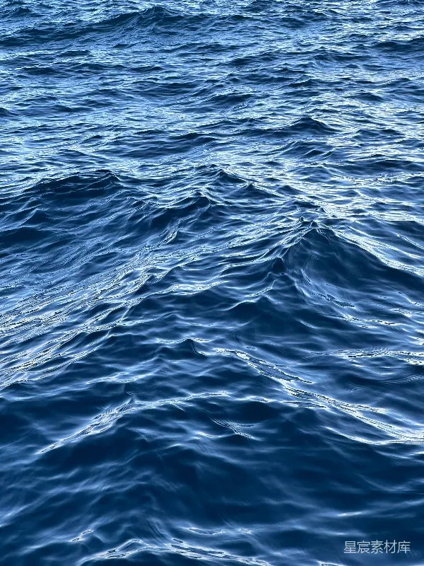 高清摄影 深邃蓝海波纹