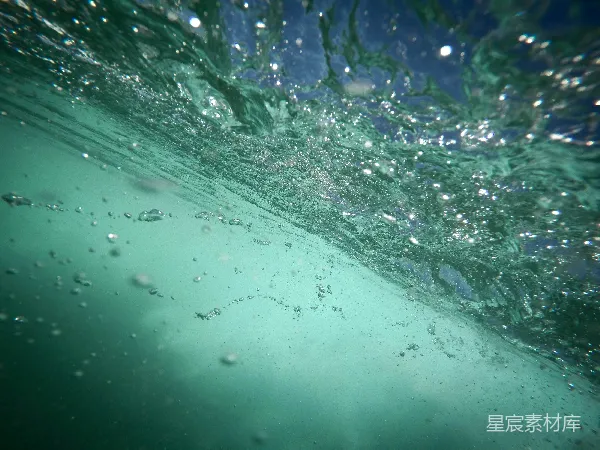 高清摄影 水下波浪