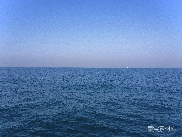 高清摄影 宁静的海平线