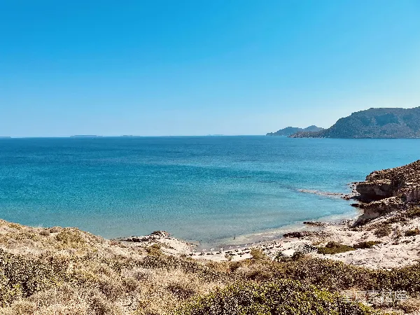 高清摄影 希腊海岸的宁静海滩