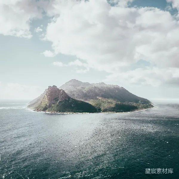高清摄影 孤岛的宁静与辽阔