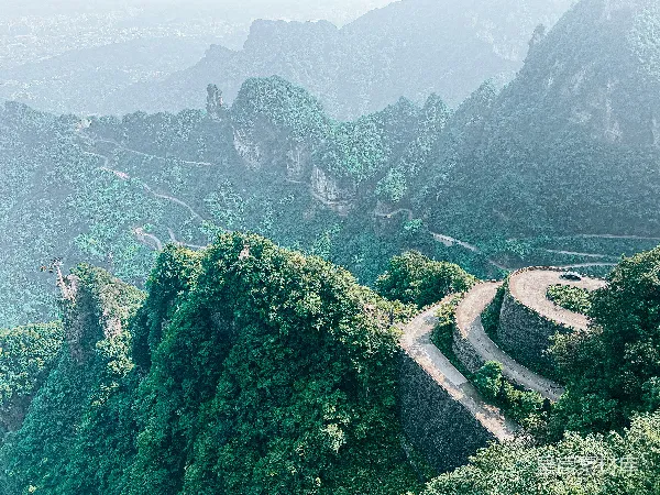 高清摄影 张家界天门山全景
