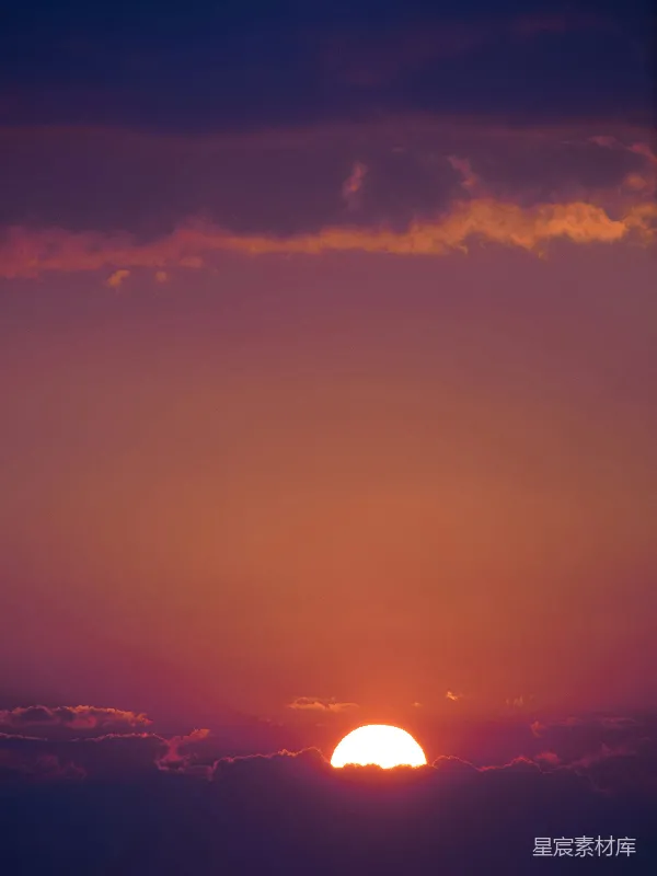 高清摄影 绚丽的夕阳