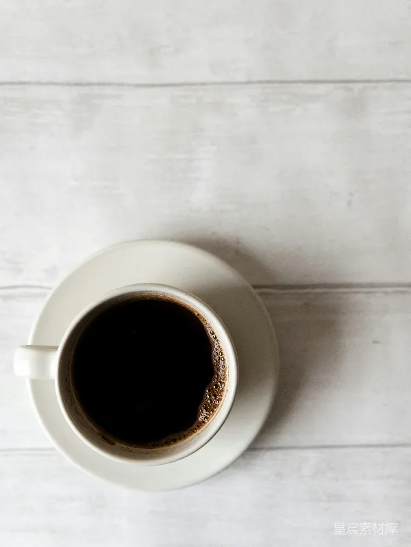 高清摄影 白瓷茶杯的顶视图