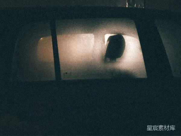 高清摄影 雾中的汽车轮廓