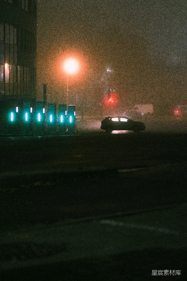 高清摄影 夜色中的城市角落